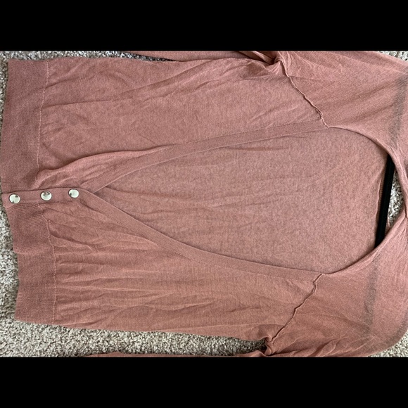 Worn Once Tildon Sheer Open Back Cardigan Size S - Picture 6 of 6